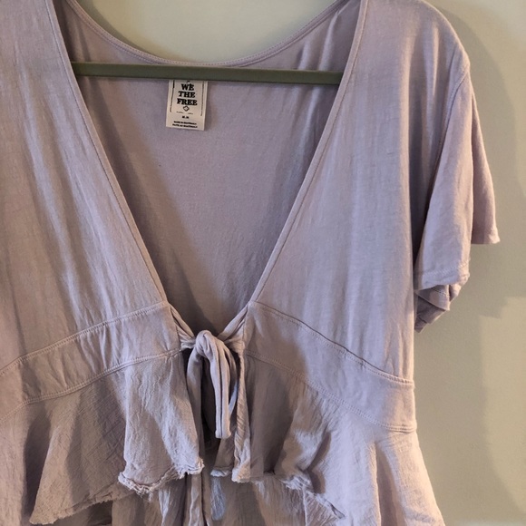 We The Free front tie top - Picture 3 of 3